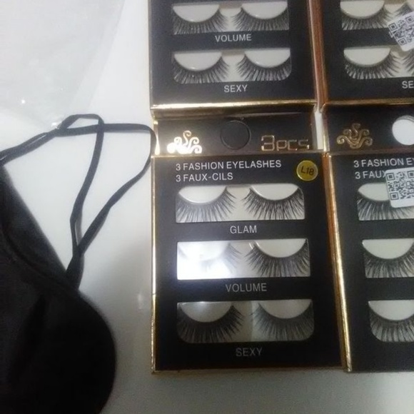 New 4 Set Luxury Natural 3D Eyelash Long Glam + 4 - Picture 6 of 7